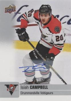 2019-20 Upper Deck CHL - Autographs #70 Isiah Campbell Front
