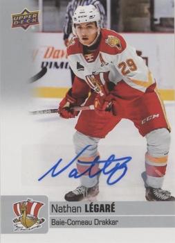 2019-20 Upper Deck CHL - Autographs #90 Nathan Legare Front