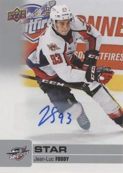2019-20 Upper Deck CHL - Autographs #305 Jean-Luc Foudy Front