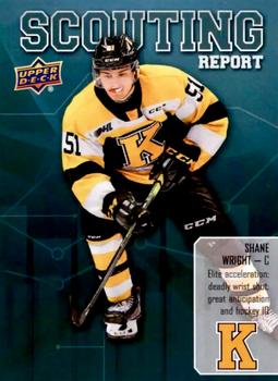 2019-20 Upper Deck CHL - Scouting Report #SR-1 Shane Wright Front