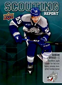 2019-20 Upper Deck CHL - Scouting Report #SR-7 Quinton Byfield Front