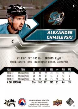2019-20 Upper Deck AHL #4 Alexander Chmelevski Back