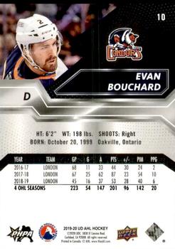 2019-20 Upper Deck AHL #10 Evan Bouchard Back