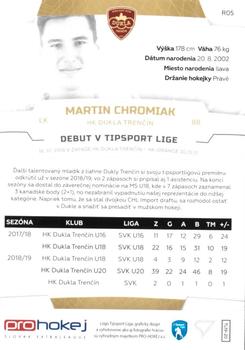 2019-20 SportZoo Tipsport Liga - Rookie Rockets #R05 Martin Chromiak Back