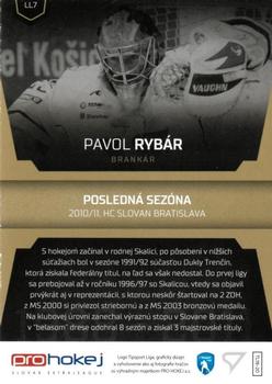 2019-20 SportZoo Tipsport Liga - League Legends #LL7 Pavol Rybar Back