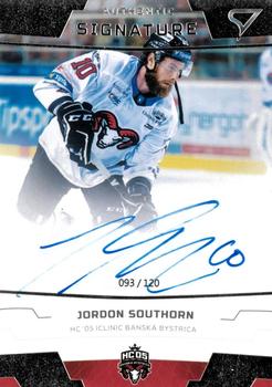 2019-20 SportZoo Tipsport Liga - Autograph #A01 Jordon Southorn Front