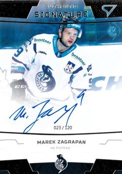 2019-20 SportZoo Tipsport Liga - Autograph #A10 Marek Zagrapan Front