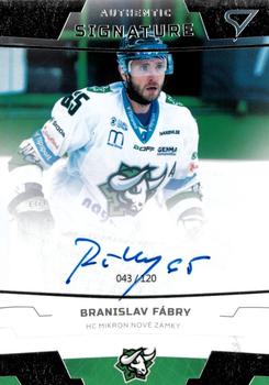 2019-20 SportZoo Tipsport Liga - Autograph #A27 Branislav Fabry Front