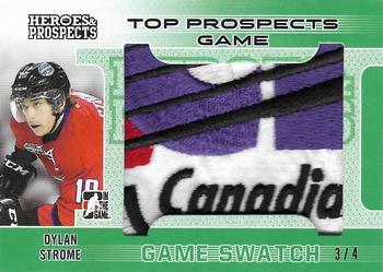 2014-15 In The Game Heroes & Prospects - Top Prospects Game Used Patch Emerald #TPP-05 Dylan Strome Front