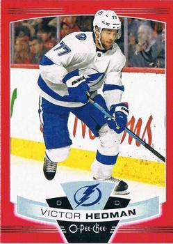 2019-20 O-Pee-Chee - Red Border Blank Back #110 Victor Hedman Front
