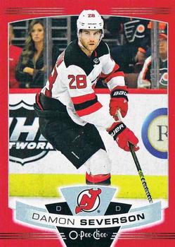 2019-20 O-Pee-Chee - Red Border Blank Back #363 Damon Severson Front