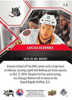 2019-20 Upper Deck AHL - AHL Impact #I-5 Lucas Elvenes Back