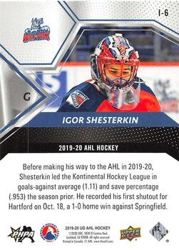 2019-20 Upper Deck AHL - AHL Impact #I-6 Igor Shesterkin Back