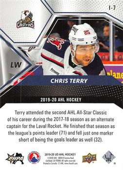 2019-20 Upper Deck AHL - AHL Impact #I-7 Chris Terry Back