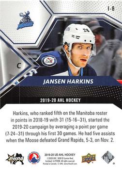 2019-20 Upper Deck AHL - AHL Impact #I-8 Jansen Harkins Back