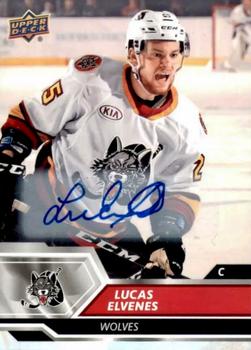 2019-20 Upper Deck AHL - Base Autographs #3 Lucas Elvenes Front