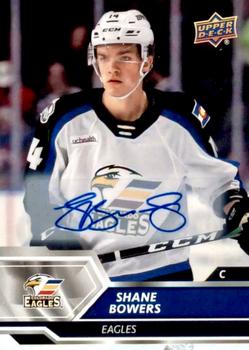 2019-20 Upper Deck AHL - Base Autographs #53 Shane Bowers Front