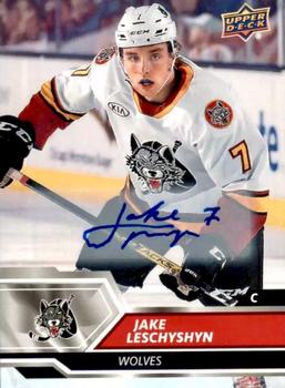 2019-20 Upper Deck AHL - Base Autographs #61 Jake Leschyshyn Front