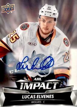 2019-20 Upper Deck AHL - AHL Impact Autographs #I-5 Lucas Elvenes Front