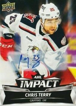 2019-20 Upper Deck AHL - AHL Impact Autographs #I-7 Chris Terry Front