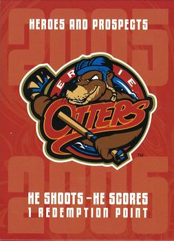 2005-06 In The Game Heroes and Prospects #NNO Erie Otters Front