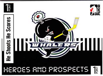2004-05 In The Game Heroes and Prospects - He Shoots He Scores Redemption Points #NNO Plymouth Whalers Front