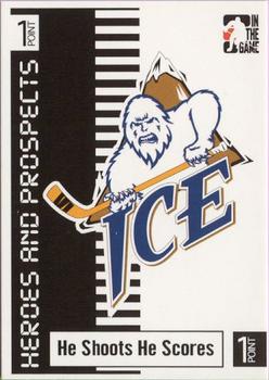 2004-05 In The Game Heroes and Prospects - He Shoots He Scores Redemption Points #NNO Kootenay Ice Front