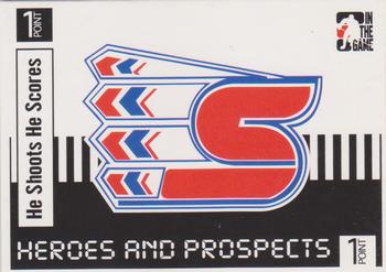2004-05 In The Game Heroes and Prospects - He Shoots He Scores Redemption Points #NNO Spokane Chiefs Front