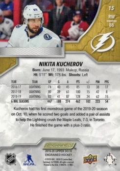 2019-20 Upper Deck Engrained #15 Nikita Kucherov Back