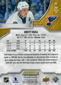 2019-20 Upper Deck Engrained #44 Brett Hull Back