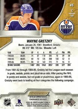 2019-20 Upper Deck Engrained #45 Wayne Gretzky Back