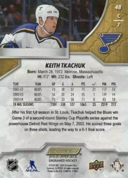 2019-20 Upper Deck Engrained #48 Keith Tkachuk Back