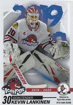 2019-20 Gizmo's Sportscards Rockford IceHogs (AHL) #NNO Kevin Lankinen Front