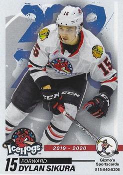 2019-20 Gizmo's Sportscards Rockford IceHogs (AHL) #NNO Dylan Sikura Front