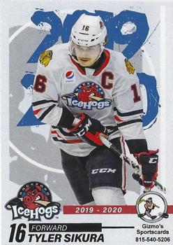 2019-20 Gizmo's Sportscards Rockford IceHogs (AHL) #NNO Tyler Sikura Front