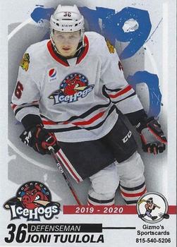 2019-20 Gizmo's Sportscards Rockford IceHogs (AHL) #NNO Joni Tuulola Front