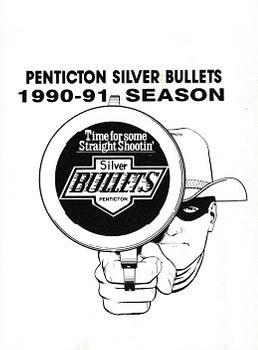 1990-91 Penticton Silver Bullets (MonSHL) #NNO Penticton Silver Bullets Front