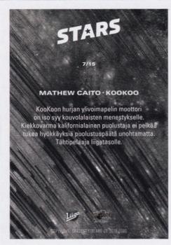 2019-20 Cardset Finland Series 2 - Stars #7 Matthew Caito Back
