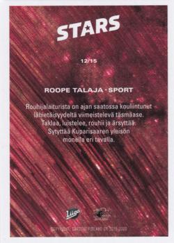 2019-20 Cardset Finland Series 2 - Stars #12 Roope Talaja Back