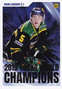 2019-20 Cardset Finland Series 2 - 2019 Young World Champions #2 Oskari Laaksonen Front