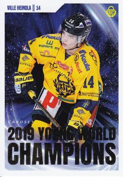 2019-20 Cardset Finland Series 2 - 2019 Young World Champions #4 Ville Heinola Front