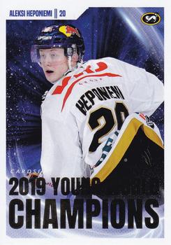 2019-20 Cardset Finland Series 2 - 2019 Young World Champions #7 Aleksi Heponiemi Front