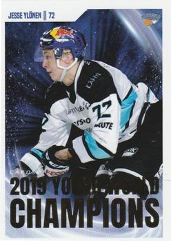 2019-20 Cardset Finland Series 2 - 2019 Young World Champions #11 Jesse Ylönen Front