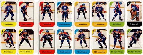 1982-83 Post Cereal - Panels #NNO Edmonton Oilers Front