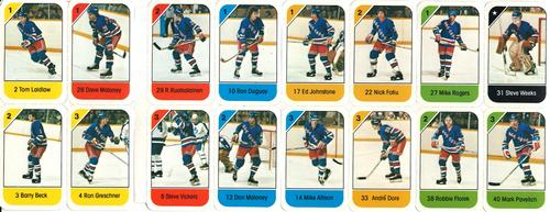 1982-83 Post Cereal - Panels #NNO New York Rangers Front