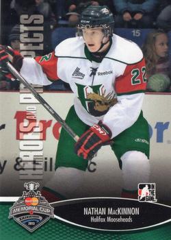 2012-13 In The Game Heroes and Prospects - 2013 Memorial Cup #MC-01 Nathan MacKinnon Front