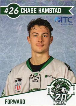 2018-19 Cedar Rapids RoughRiders (USHL) #NNO Chase Hamstad Front