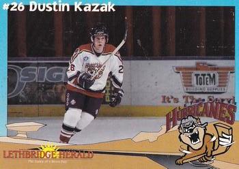 1997-98 Lethbridge Hurricanes (WHL) #NNO Dustin Kazak Front