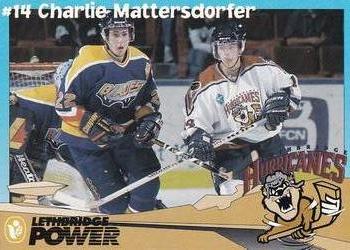 1997-98 Lethbridge Hurricanes (WHL) #NNO Charlie Mattersdorfer Front