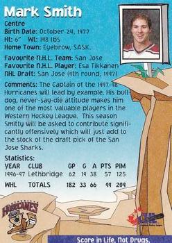 1997-98 Lethbridge Hurricanes (WHL) #NNO Mark Smith Back